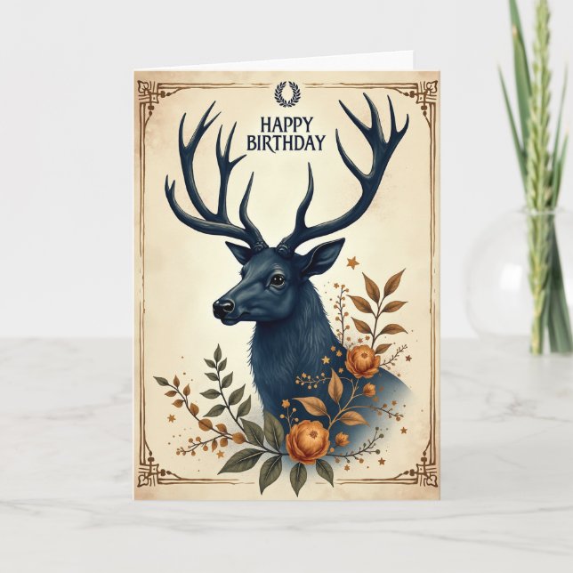 Carte d'anniversaire Forest Guardian (Devant)