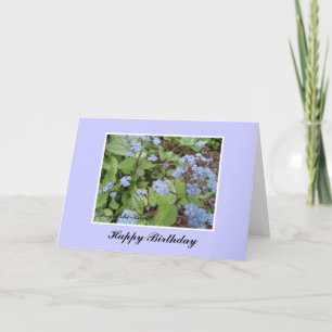 Carte d'anniversaire Forget Me Knots