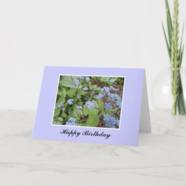 Carte d'anniversaire Forget Me Knots (Devant)