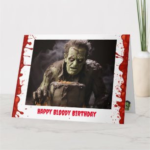 Carte d'anniversaire Frankenstein