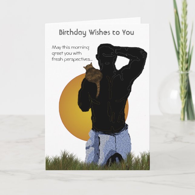 Carte d'anniversaire : Fresh Outlook (Devant)