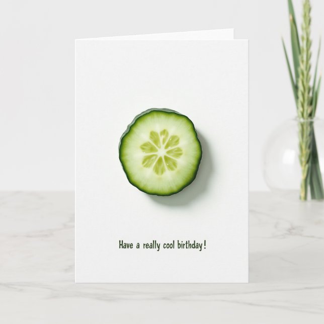 Carte d'anniversaire Fresh Slice (Devant)
