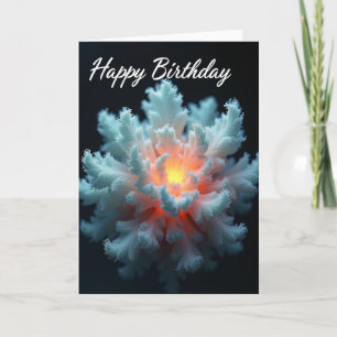 Carte d'anniversaire Frost Bloom