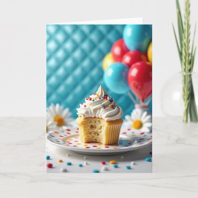 Carte d'anniversaire Frosted Delight (Devant)
