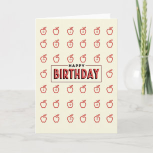 Carte d'anniversaire Fruit Gras