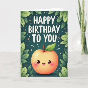 Carte d'anniversaire Fruit Joyeux