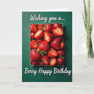 Carte d'anniversaire Fruit Rouge