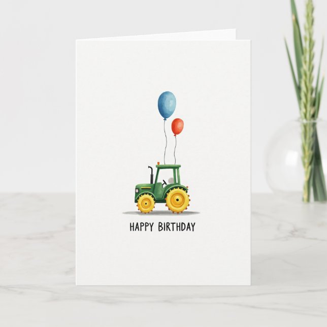 Carte d'anniversaire Fun Farm (Devant)