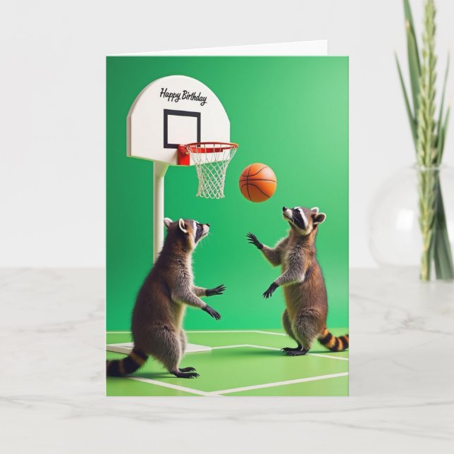 Carte d'anniversaire Fun Hoops (Devant)