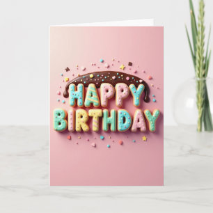 Carte d'anniversaire Fun Sprinkled