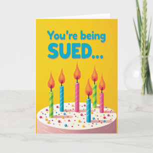 Carte d'anniversaire Gâteau de dessin animé