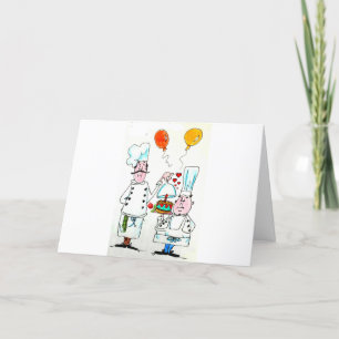 CARTE D'ANNIVERSAIRE - GÂTEAU DE FER