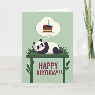 Carte d'anniversaire Gâteau Ours Sucré