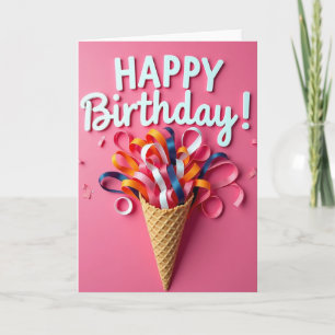 Carte d'anniversaire Gaufre Joyeuse