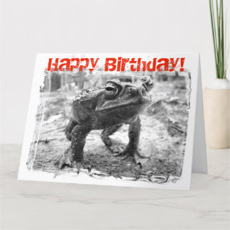 Carte d'anniversaire géante drôle australienne de