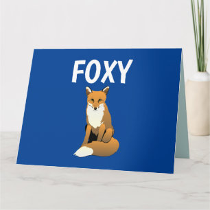 CARTE D'ANNIVERSAIRE GÉANTE FOXY FOX