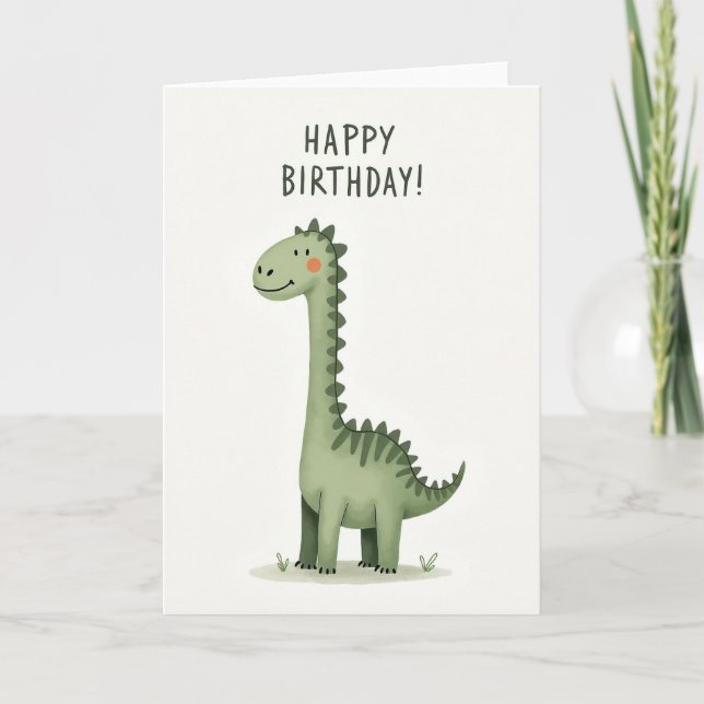 Carte d'anniversaire Gentil Géant (Devant)