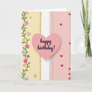 Carte d'anniversaire Gentle Vine