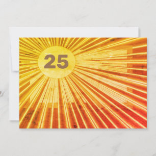 Carte d'anniversaire Gold Blast