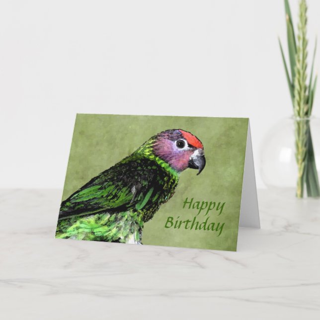 Carte d'anniversaire Goldie's Lorikeet (Devant)