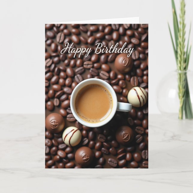 Carte d'anniversaire gourmande (Devant)