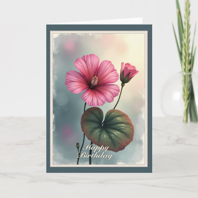 Carte d'anniversaire Gradient Bloom (Devant)