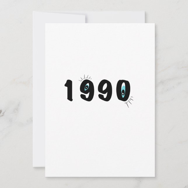 Carte d'anniversaire graphique à l'illustration d' (Devant)