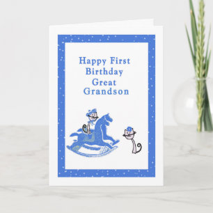 Carte d'anniversaire Great Grandson