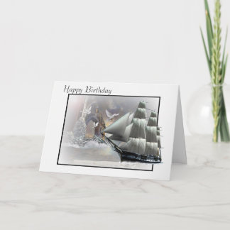 Carte d'anniversaire grise d'asiles