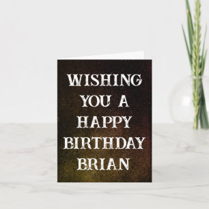 Carte d'anniversaire Grunge