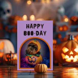 Carte d'anniversaire Halloween heureuse