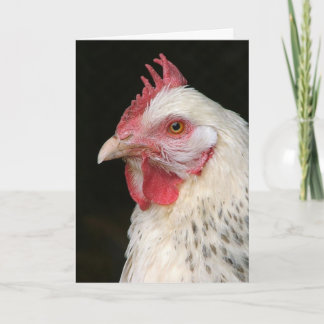 Carte d'anniversaire Hen en tchèque