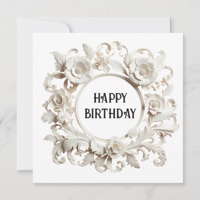 carte d'anniversaire heureuse (Devant)