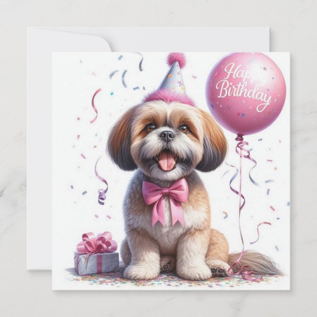 carte d'anniversaire heureuse (Devant)