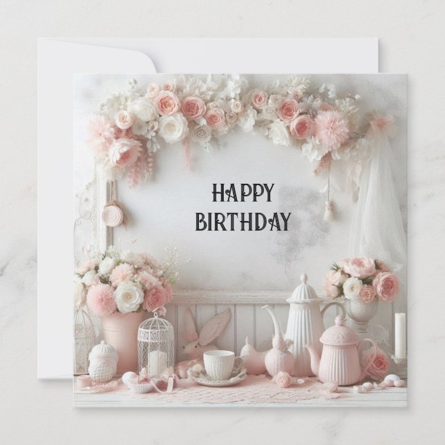 carte d'anniversaire heureuse (Devant)