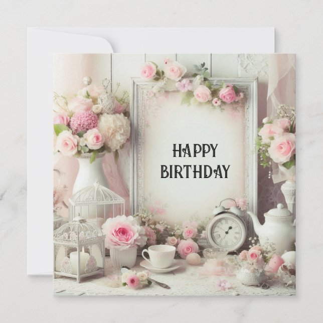 carte d'anniversaire heureuse (Devant)