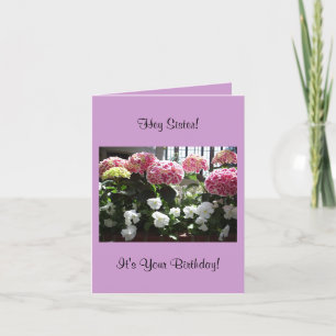 Carte d'anniversaire Hey Soeur