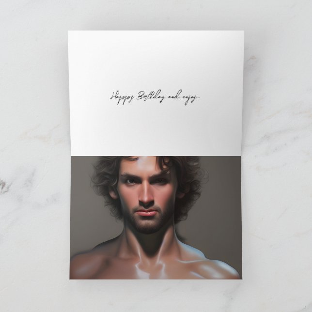 Carte d'anniversaire homme très belle (Intérieur)