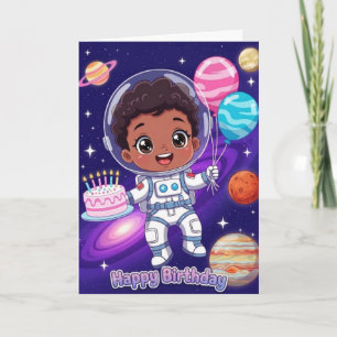 Carte d'anniversaire hors de ce monde