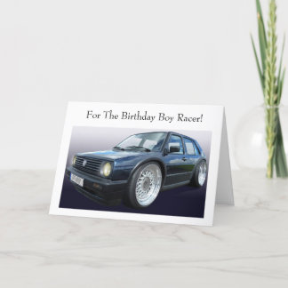 Carte d'anniversaire Hot Hatch