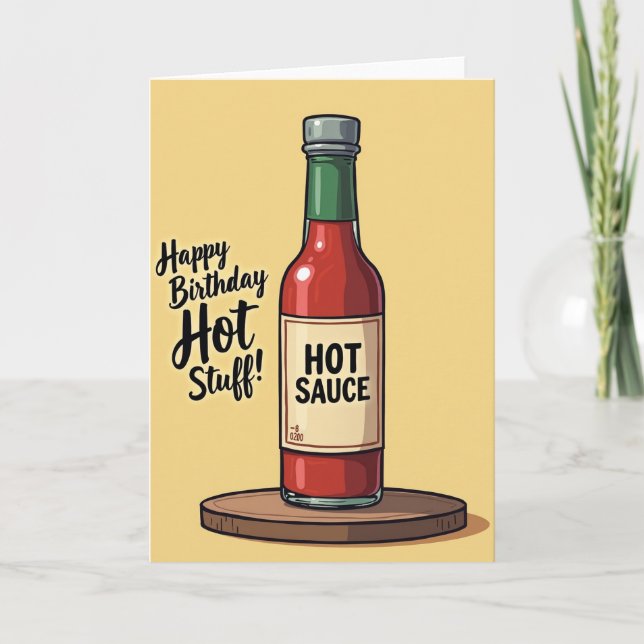Carte d'anniversaire Hot Stuff (Devant)