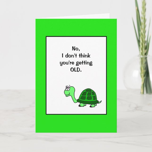 Carte d'anniversaire humoristique (Devant)