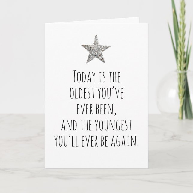 Carte d'anniversaire humoristique (Devant)