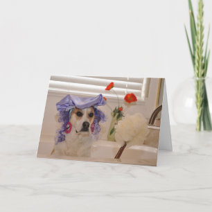 Carte d'anniversaire humoristique