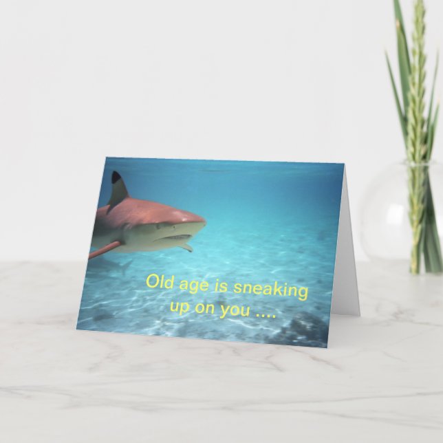 Carte d'anniversaire humoristique (Devant)