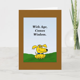 Carte d'anniversaire humoristique