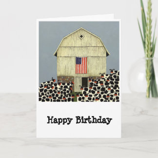 carte d'anniversaire humoristique de vache drôle