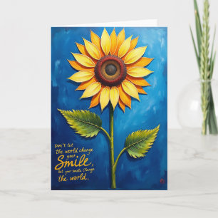 Carte d'anniversaire Impasto Bloom