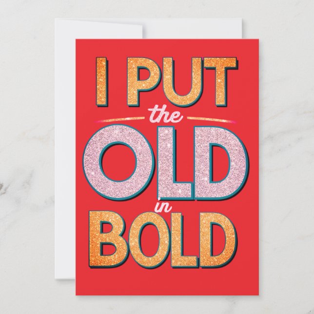 Carte d'anniversaire impertinente (Devant)