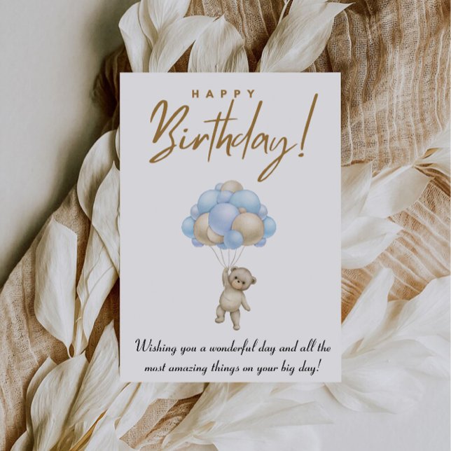 Carte d'anniversaire imprimable (Printable Birthday Card)